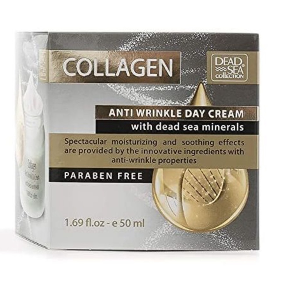 🆕 Dead Sea Collagen Anti Wrinkle Day Cream with Dead Sea minerals 1.69 fl.oz